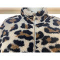 Women Print Sherpa Outer Wear